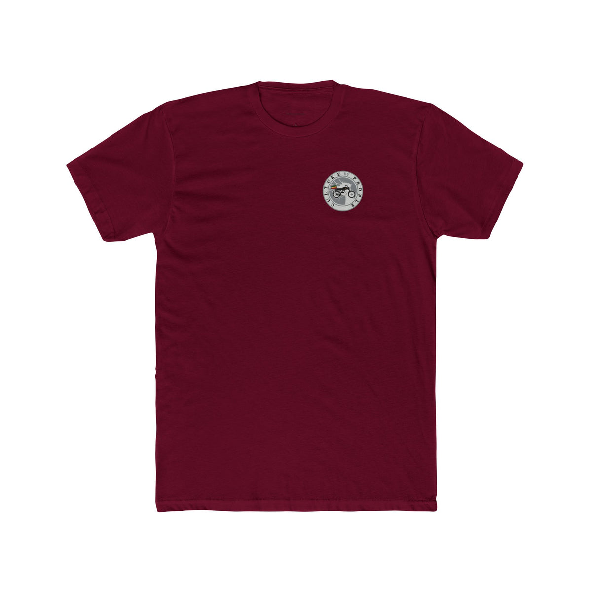 Unisex Cotton Crew Tee - Culture by People Motorcycle Graphic Tee