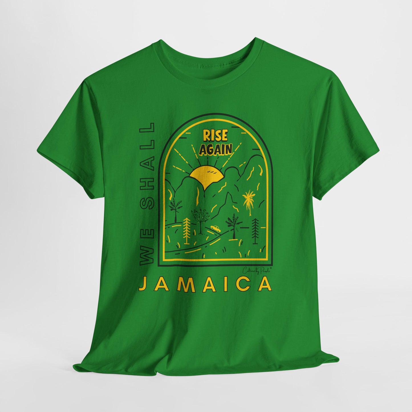 We Shall Rise Again Jamaica - Hurricane Melissa Green T-shirt