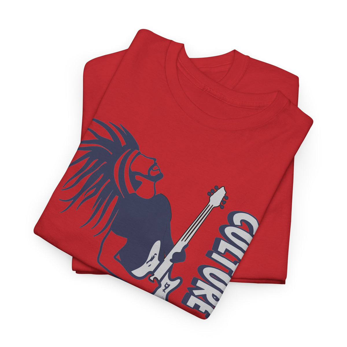 Guitarist Graphic Tee - "Culture By People" Rock Music T-Shirt