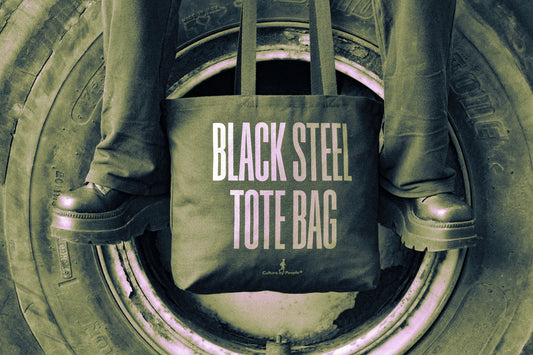 The Black Steel Tote Bag - From Printing Error to Fashion Statement