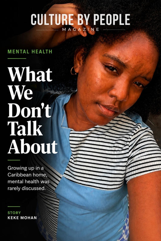 Cover image for "What We Don't Talk About" by Guyanese writer Keke Mohan, published in Culture by People Magazine.