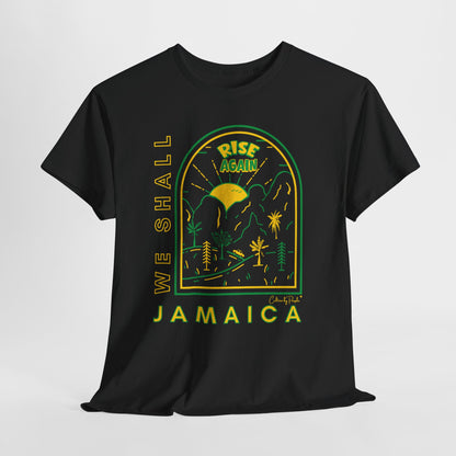 We Shall Rise Again Jamaica - Hurricane Melissa Black T-shirt - Global Fulfillment: US CA UK AU EU