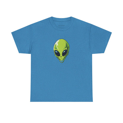 Spiky the Alien Unisex Heavy Cotton Tee - Fun Space-Themed Graphic T-Shirt