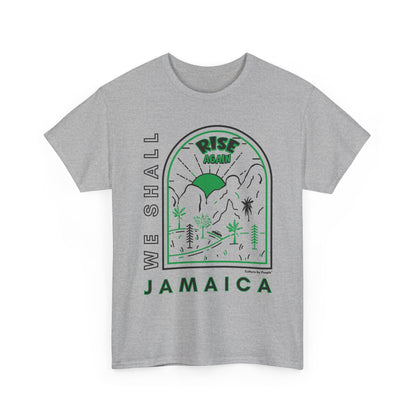 We Shall Rise Again Jamaica – Hurricane Melissa Sports Grey T-Shirt