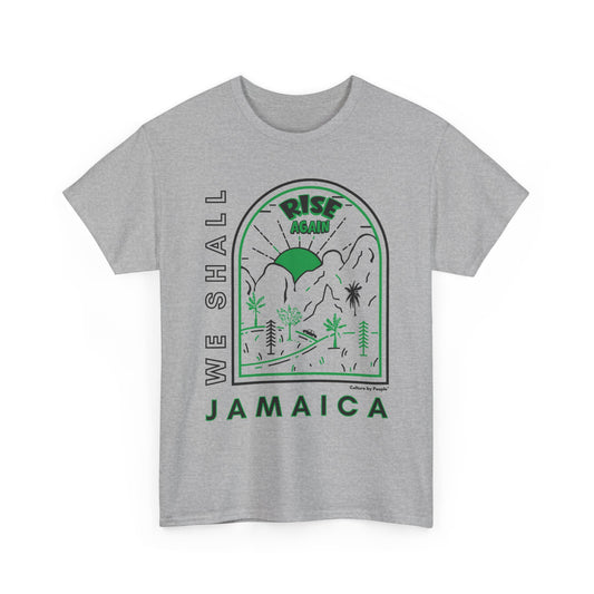 We Shall Rise Again Jamaica – Hurricane Melissa Sports Grey T-Shirt
