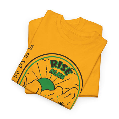 We Shall Rise Again Jamaica – Hurricane Melissa Gold T-Shirt