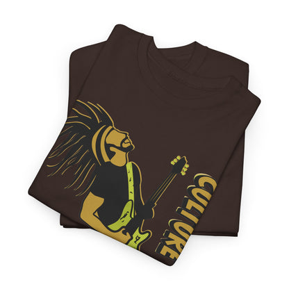 Joel Test Tee - Guitarist Rasta Tee - "Culture By People" Graphic T-Shirt
