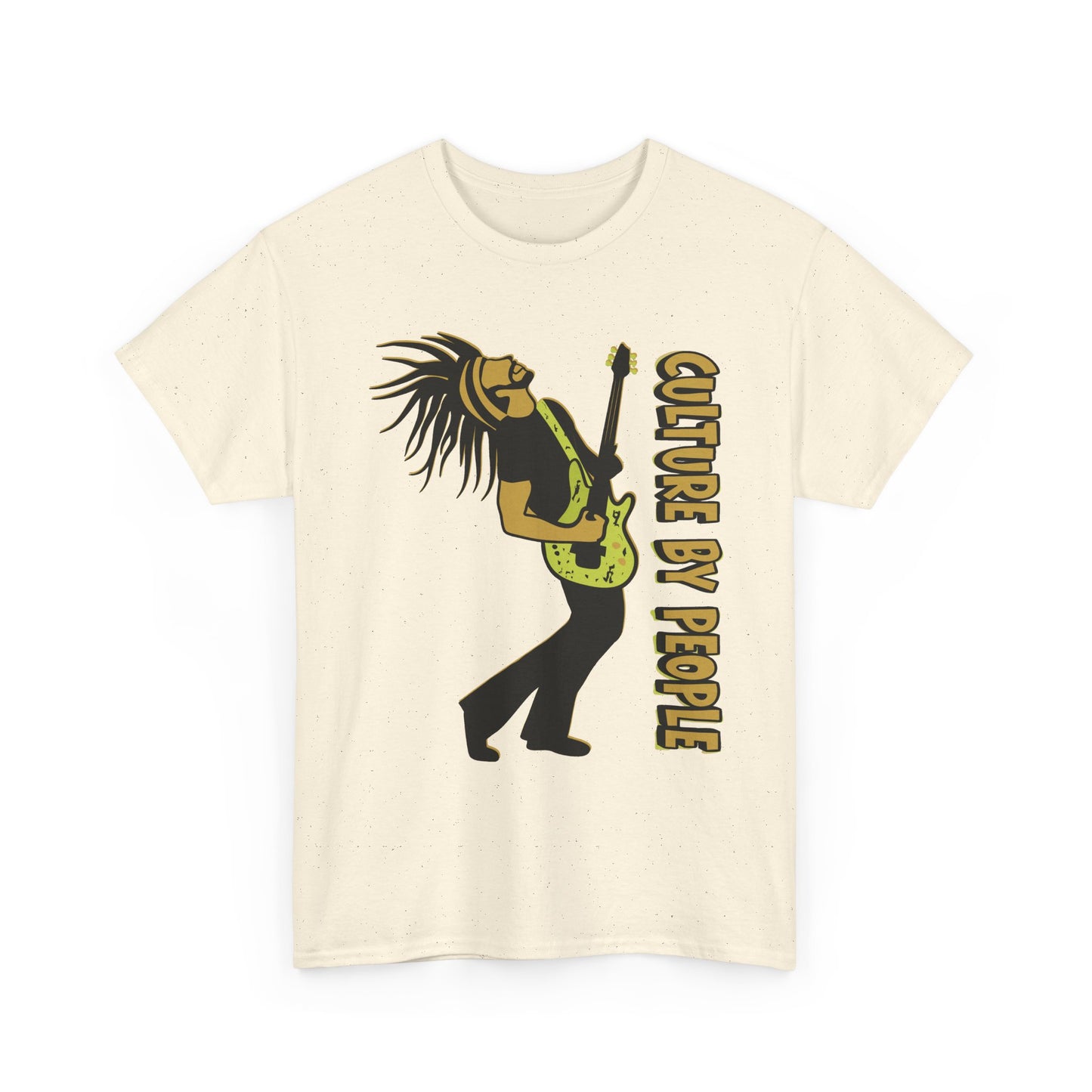 Jamaican Musician T-Shirt front view - Natural