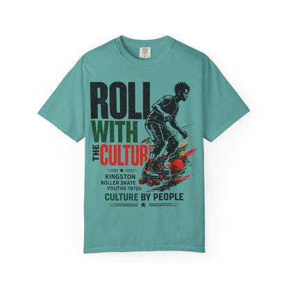 Roll With the Culture – Kingston Roller Skate Youths 1970s Garment-Dyed T-Shirt | Culture by People 2