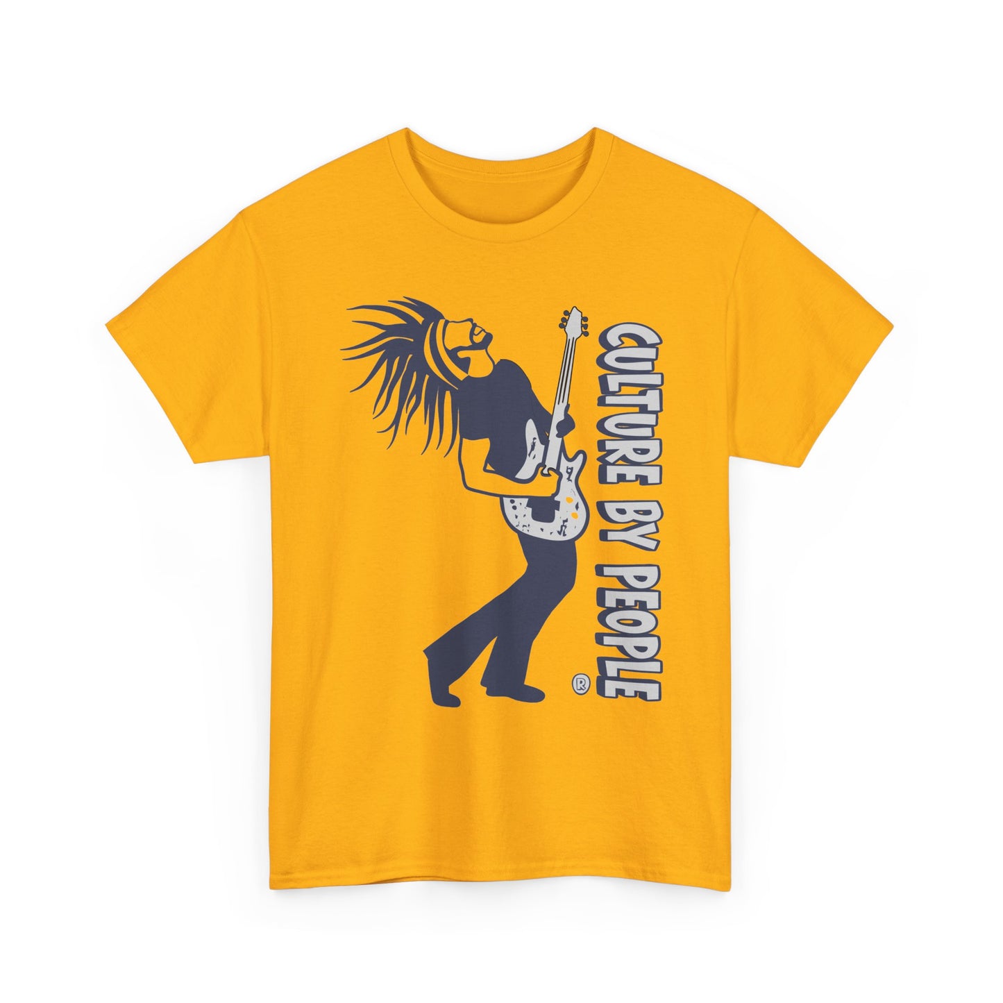 Guitarist Graphic Tee - "Culture By People" Rock Music T-Shirt