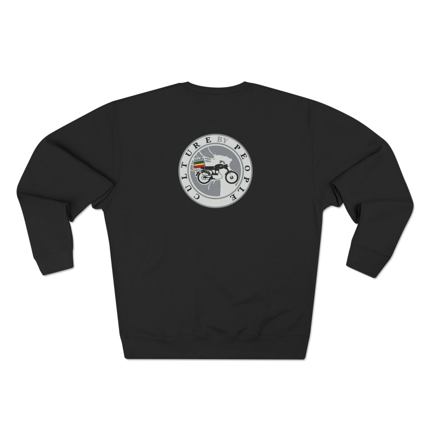 Unisex Crewneck Sweatshirt - Vintage Motorcycle Culture Design