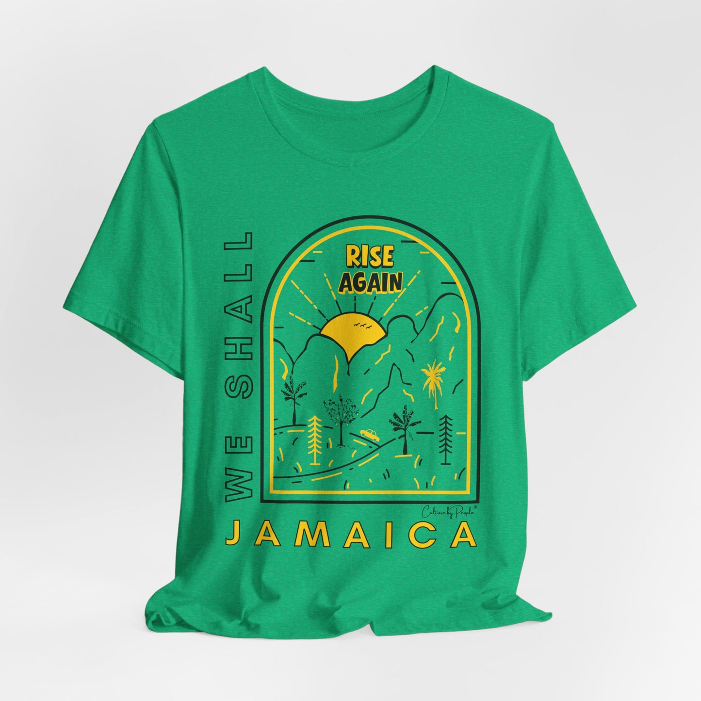 We Shall Rise Again Jamaica Hurricane Melissa T-Shirt — Global Fulfillment: US CA UK AU EU