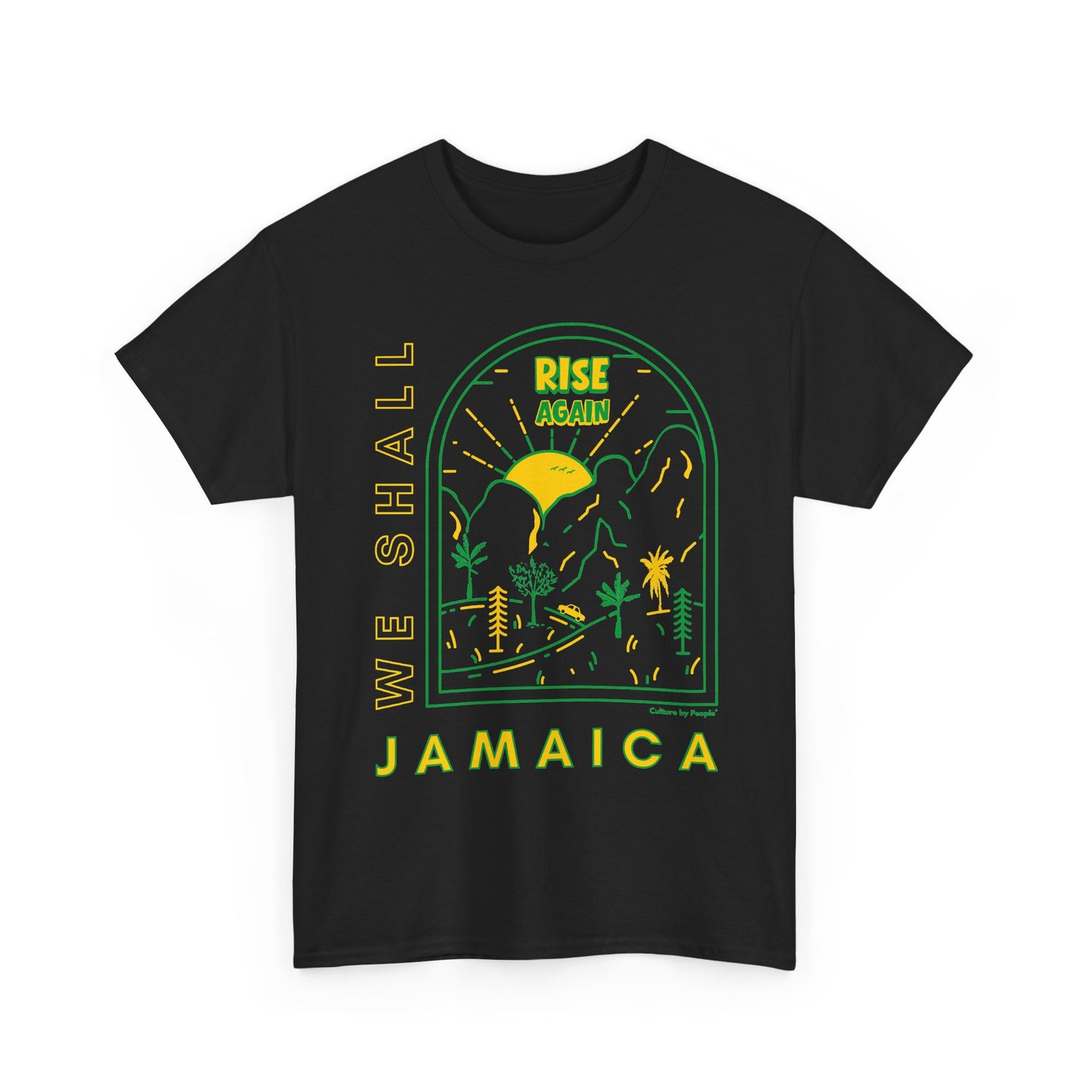 We Shall Rise Again Jamaica – Hurricane Melissa Black T-Shirt