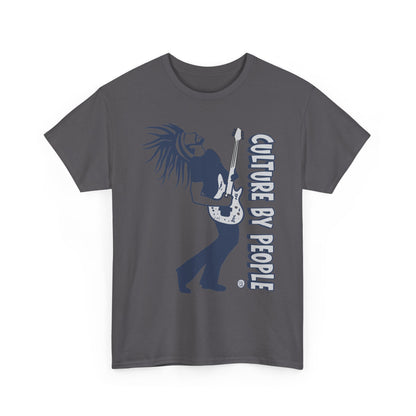 Guitarist Graphic Tee - "Culture By People" Rock Music T-Shirt