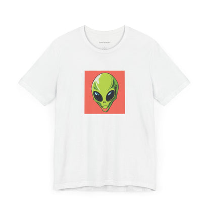 Funny Alien Surfing Unisex Short Sleeve Tee - Perfect for UFO Enthusiasts and Summer Vibes