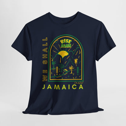 We Shall Rise Again Jamaica - Hurricane Melissa Dark T-shirts - Global Fulfillment: US CA UK AU EU