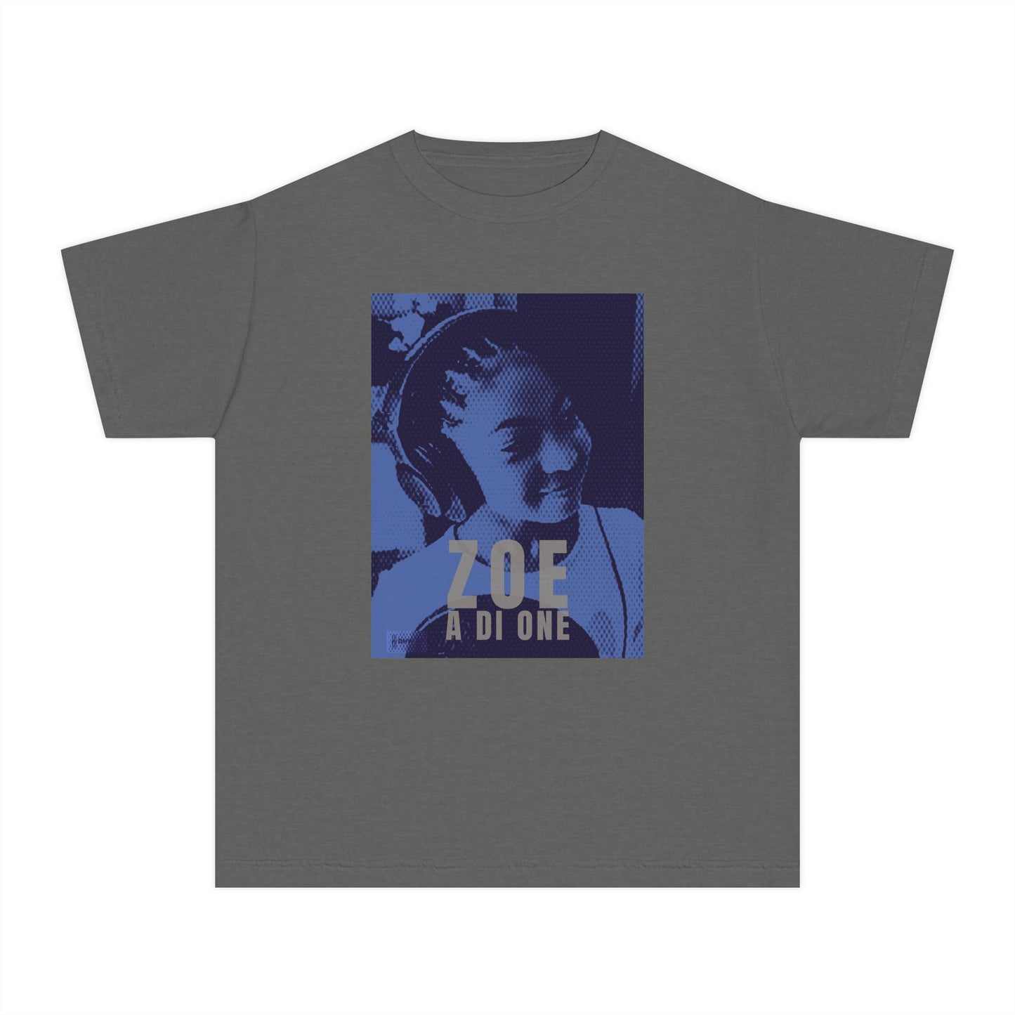 Zoe A Di One Youth Tee — Midnight Blue Edition