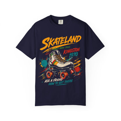 Skateland Half-Way Tree Kingston 1970 Heritage Roller Skate T-Shirt