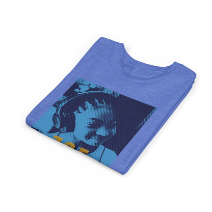 Zoe A Di One – Studio Energy Tee (Youth) | Light Sea Blue Edition
