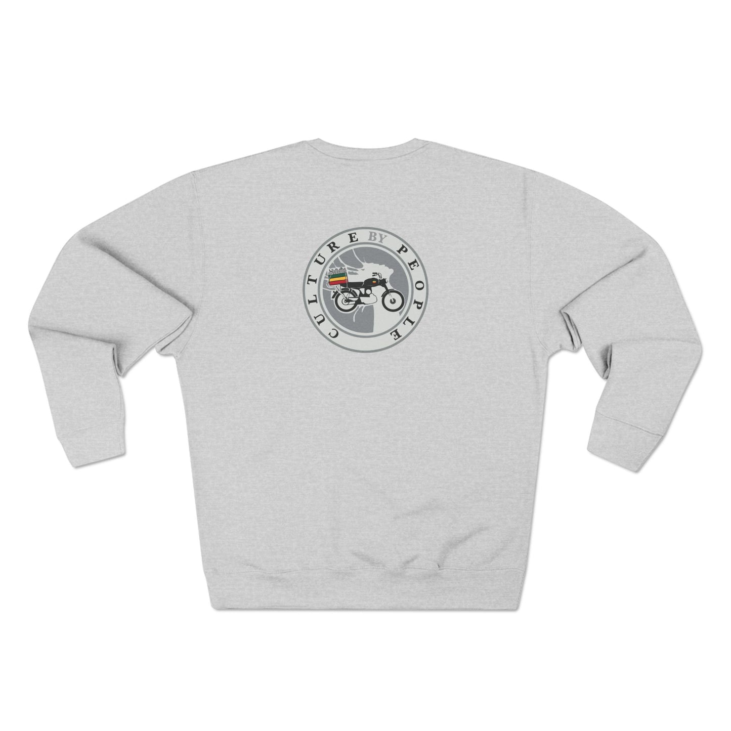 Unisex Crewneck Sweatshirt - Vintage Motorcycle Culture Design