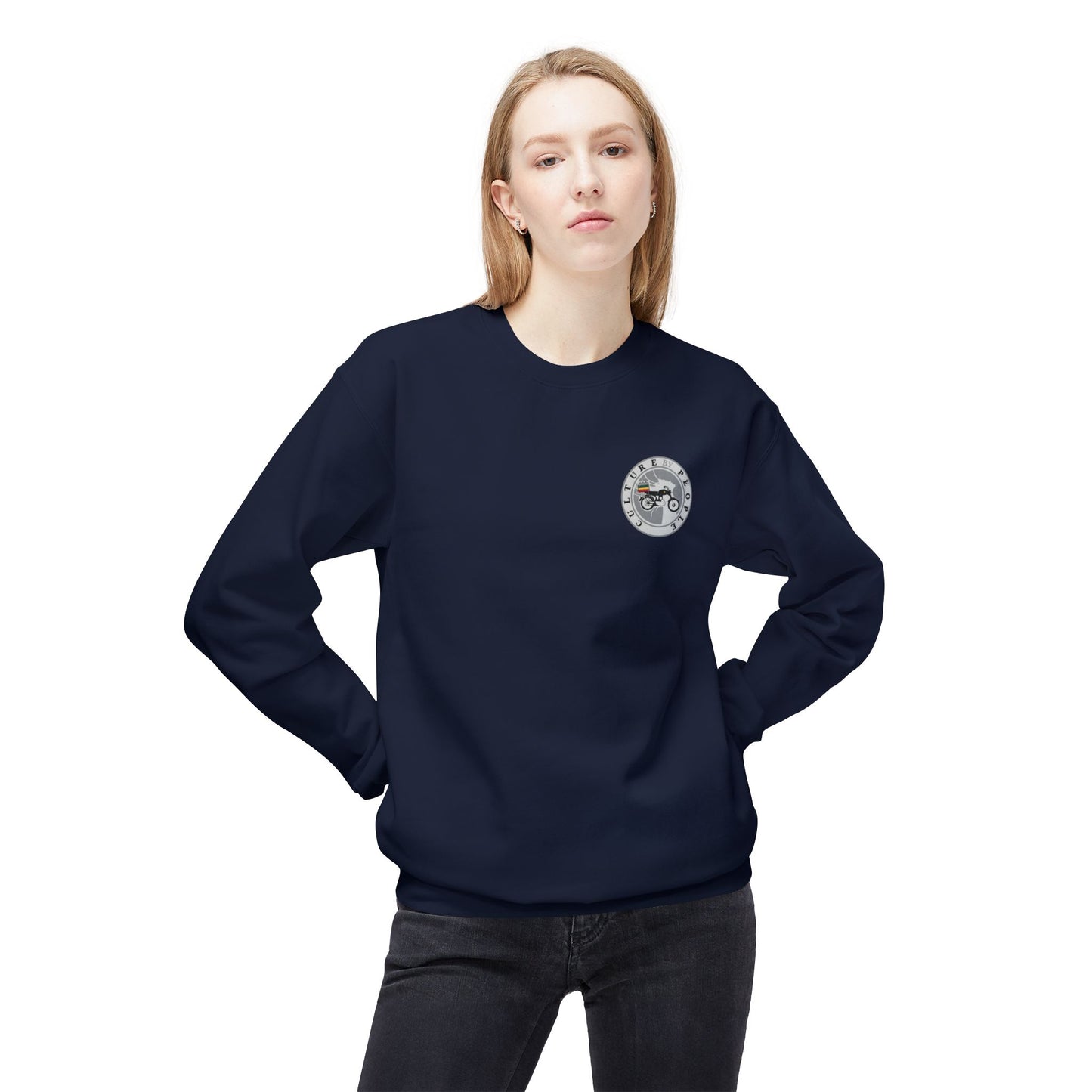 Motorcycle Culture Unisex Fleece Crewneck Sweatshirt