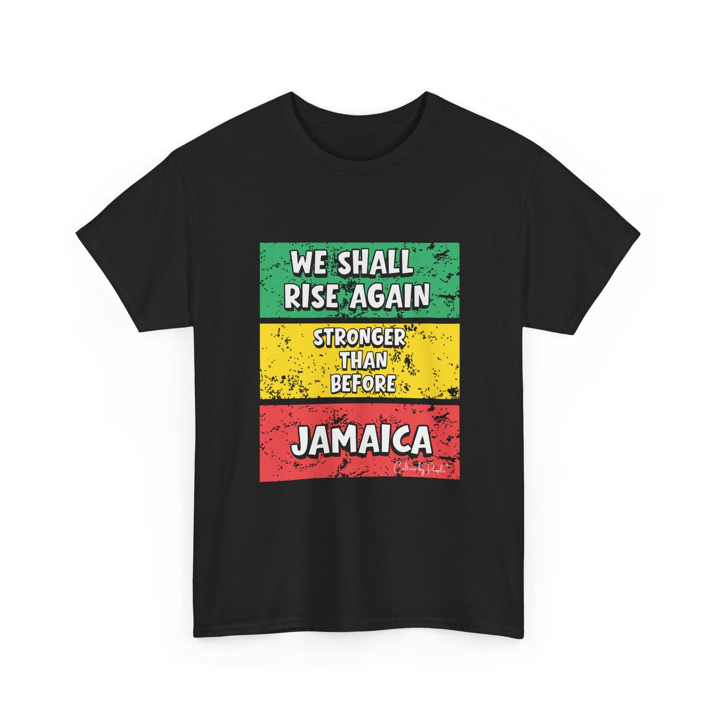 We Shall Rise Again Jamaica Stronger Than Before - Hurricane Melissa Black T-shirt - Global Fulfillment: US CA UK AU EU