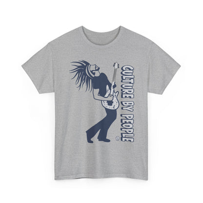 Guitarist Graphic Tee - "Culture By People" Rock Music T-Shirt