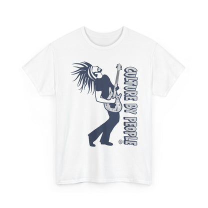 Guitarist Graphic Tee - "Culture By People" Rock Music T-Shirt