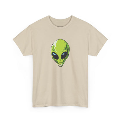 Spiky the Alien Unisex Heavy Cotton Tee - Fun Space-Themed Graphic T-Shirt