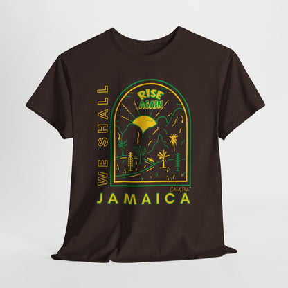We Shall Rise Again Jamaica - Hurricane Melissa Dark T-shirts - Global Fulfillment: US CA UK AU EU