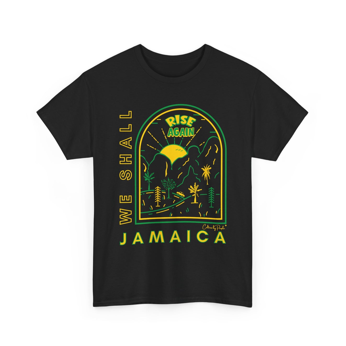 We Shall Rise Again Jamaica - Hurricane Melissa Black T-shirt - Global Fulfillment: US CA UK AU EU