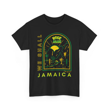 We Shall Rise Again Jamaica - Hurricane Melissa Black T-shirt - Global Fulfillment: US CA UK AU EU