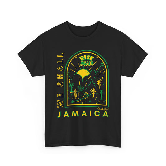 We Shall Rise Again Jamaica - Hurricane Melissa Black T-shirt - Global Fulfillment: US CA UK AU EU