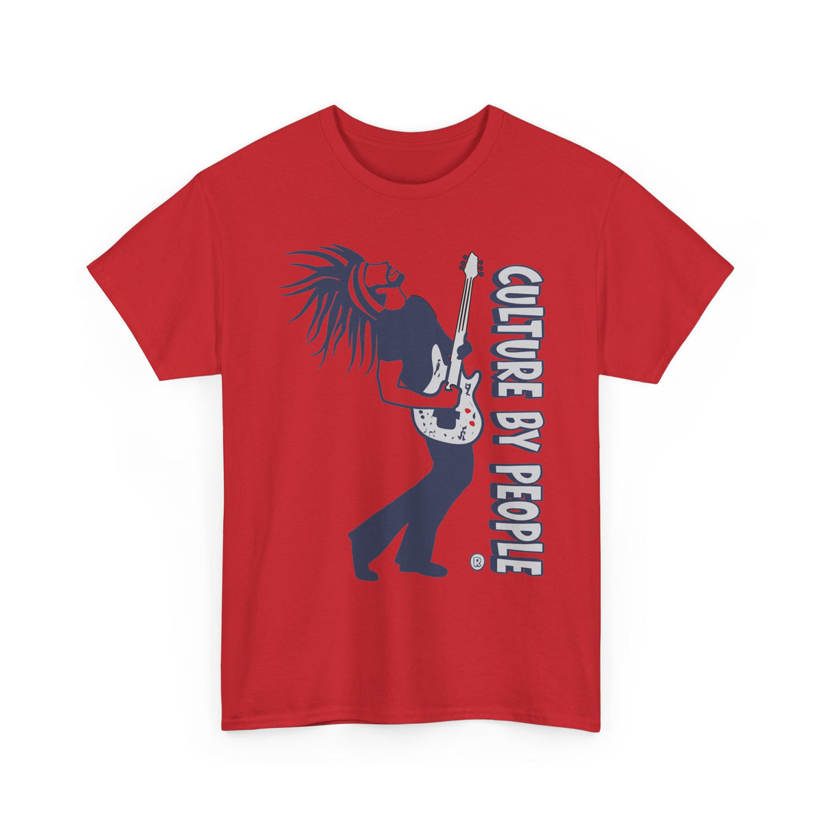 Guitarist Graphic Tee - "Culture By People" Rock Music T-Shirt