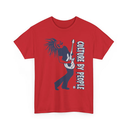 Guitarist Graphic Tee - "Culture By People" Rock Music T-Shirt