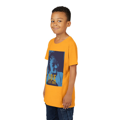 Zoe A Di One – Studio Energy Tee (Youth) | Light Sea Blue Edition