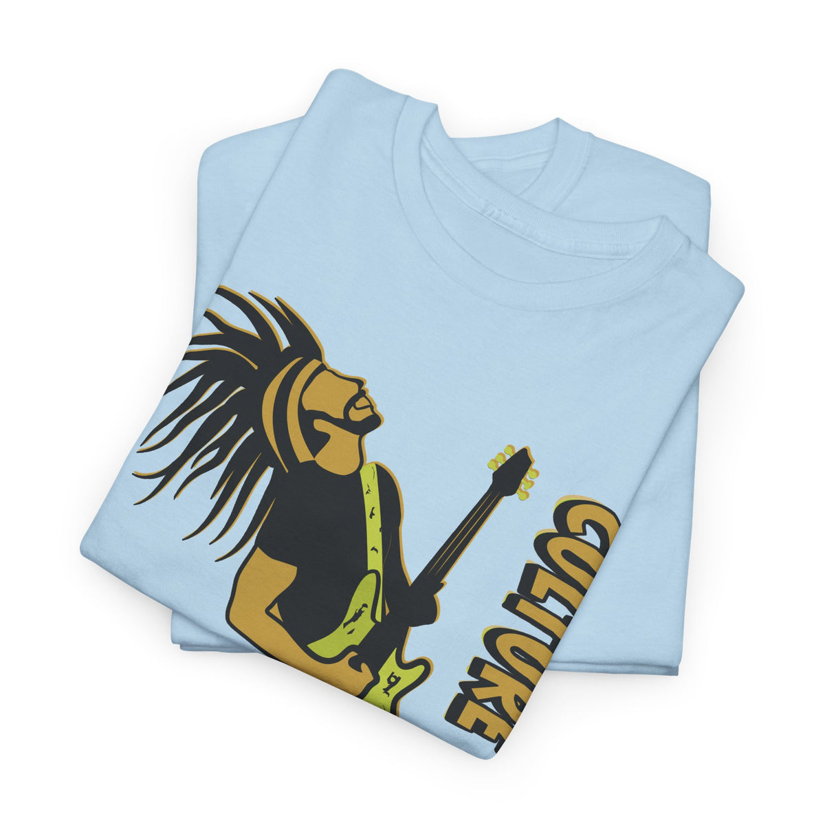 Joel Test Tee - Guitarist Rasta Tee - "Culture By People" Graphic T-Shirt