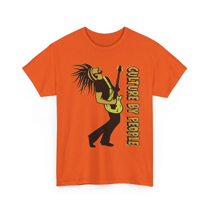 Joel Test Tee - Guitarist Rasta Tee - "Culture By People" Graphic T-Shirt