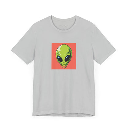 Funny Alien Surfing Unisex Short Sleeve Tee - Perfect for UFO Enthusiasts and Summer Vibes