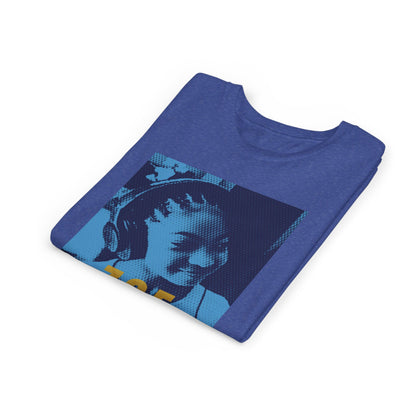 Zoe A Di One – Studio Energy Tee (Youth) | Light Sea Blue Edition