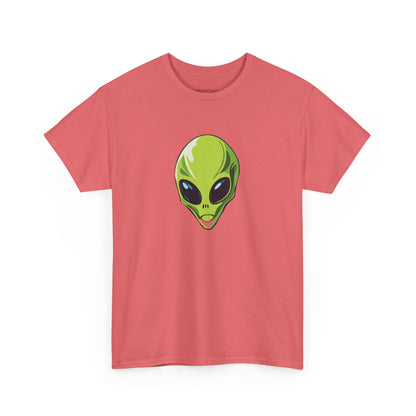 Spiky the Alien Unisex Heavy Cotton Tee - Fun Space-Themed Graphic T-Shirt