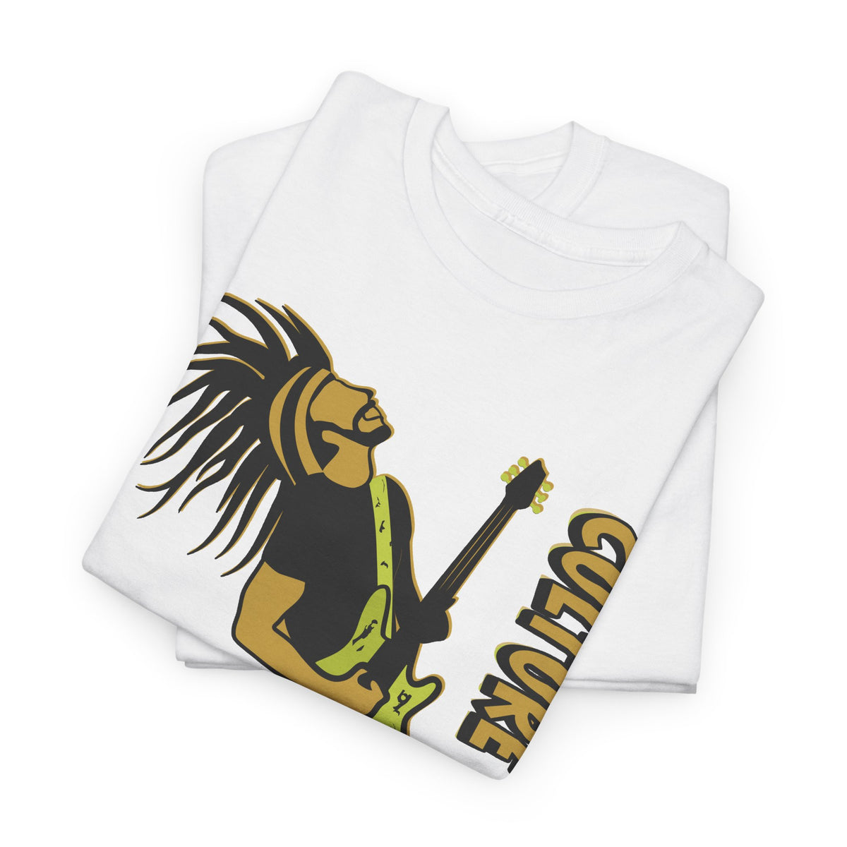 Joel Test Tee - Guitarist Rasta Tee - "Culture By People" Graphic T-Shirt