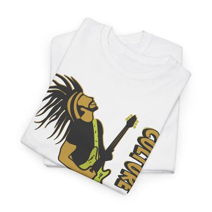 Joel Test Tee - Guitarist Rasta Tee - "Culture By People" Graphic T-Shirt