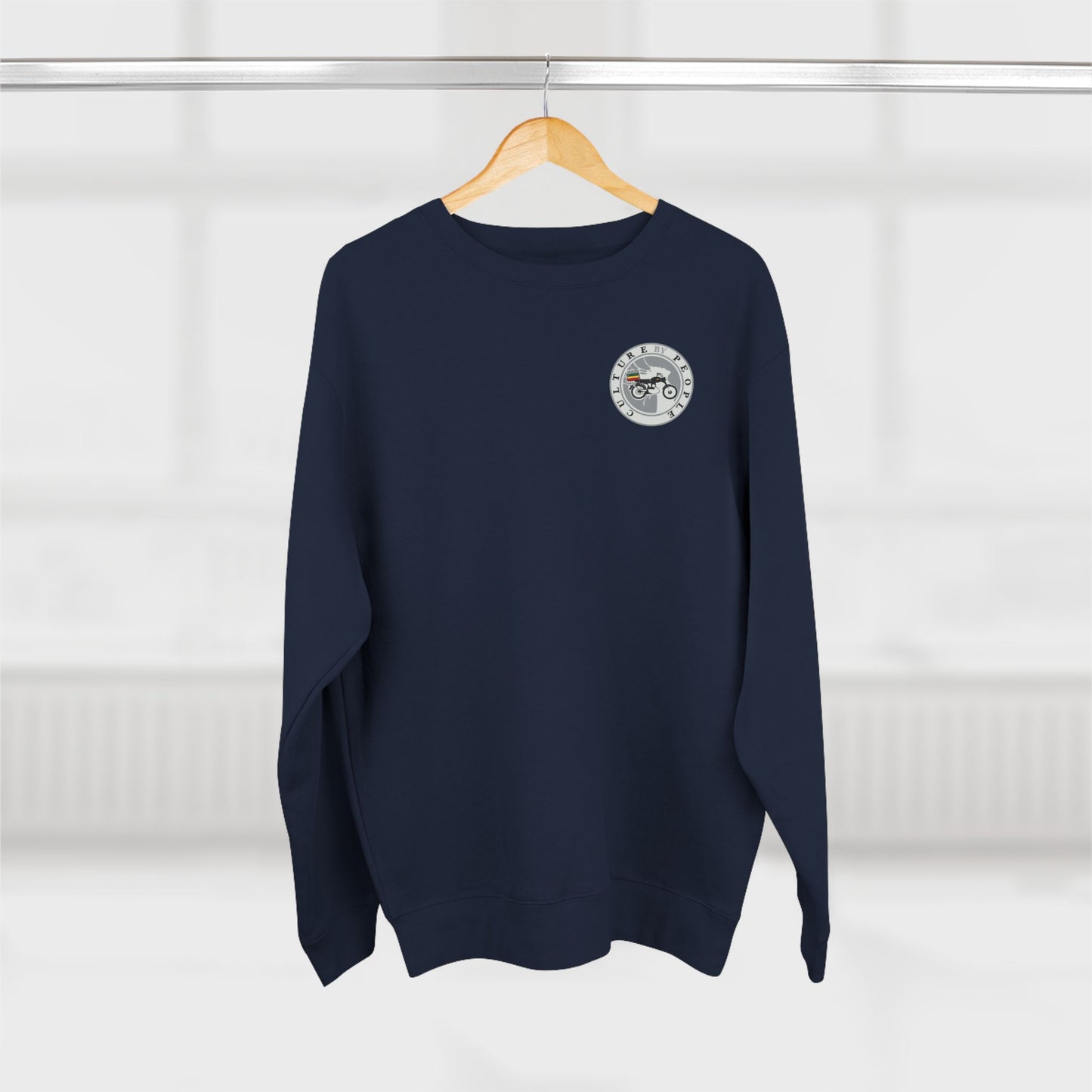 Unisex Crewneck Sweatshirt - Vintage Motorcycle Culture Design