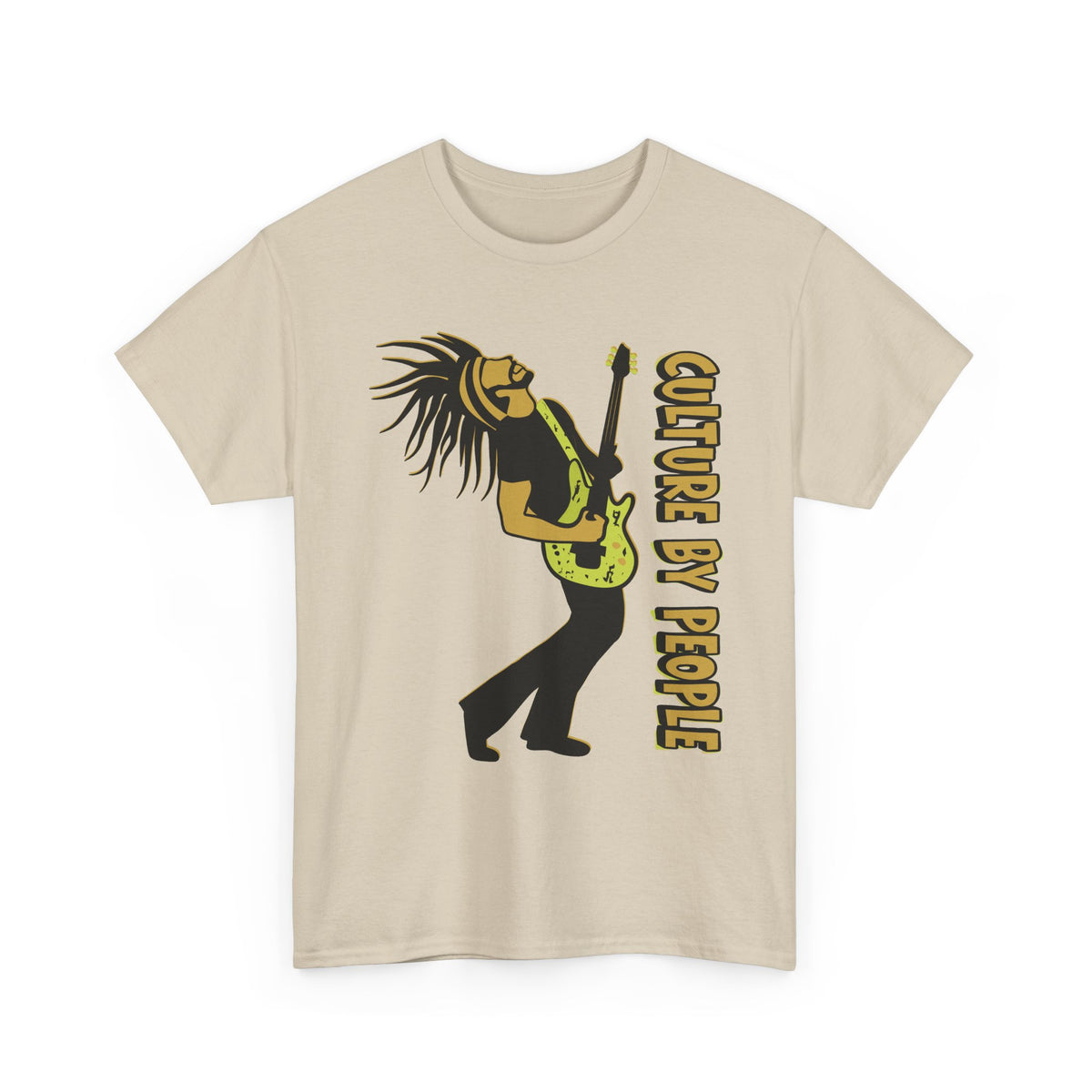 Jamaican Musician T-Shirt front - Sand