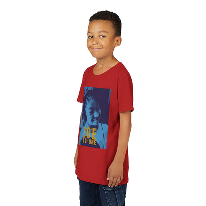 Zoe A Di One – Studio Energy Tee (Youth) | Light Sea Blue Edition