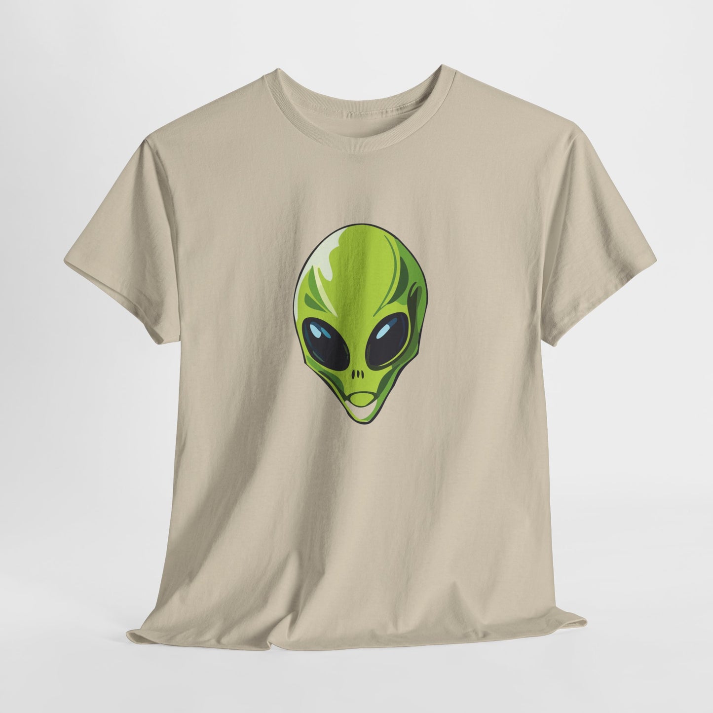 Spiky the Alien Unisex Heavy Cotton Tee - Fun Space-Themed Graphic T-Shirt