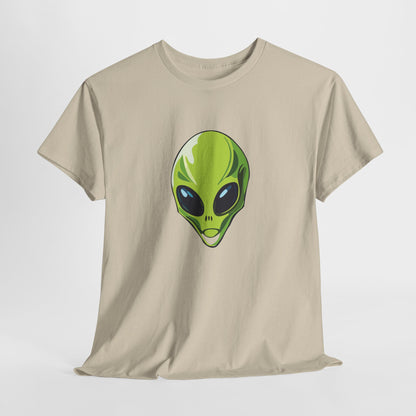 Spiky the Alien Unisex Heavy Cotton Tee - Fun Space-Themed Graphic T-Shirt