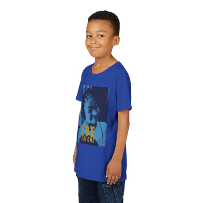 Zoe A Di One – Studio Energy Tee (Youth) | Light Sea Blue Edition