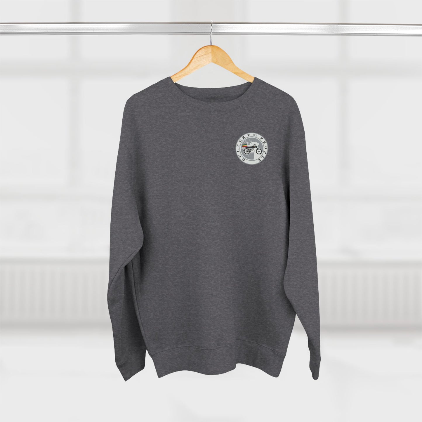 Unisex Crewneck Sweatshirt - Vintage Motorcycle Culture Design